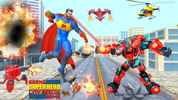 Grand Superhero Fight 3D پوسٹر