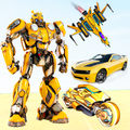 Grand Robot Bike Transform City Attack