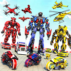 Grand Robot Bike Transform War-icoon