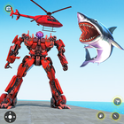 Shark Robot Car Games ícone