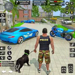 Police Cargo Truck Transporter XAPK download