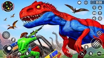 Wild Dinosaur Hunting Game Affiche