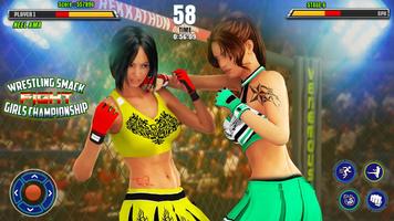 Bad Girls Wrestling Fight Game capture d'écran 1
