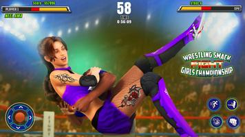 Bad Girls Wrestling Fight Game Ekran Görüntüsü 2