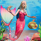 Mermaid Simulator 3D Sea Games icono