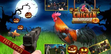 疯狂鸡射手3D：用枪射击游戏