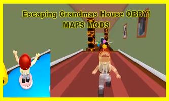 New Mods Escape Grandma's Hοuse Obby Game capture d'écran 2