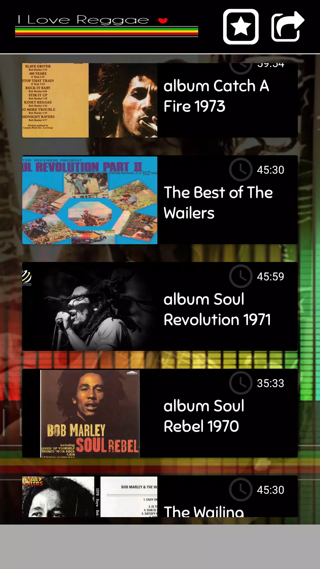 MP3 Offline Bob Marley APK for Android Download