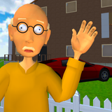 Grandpa Neighbor. Bald Teacher