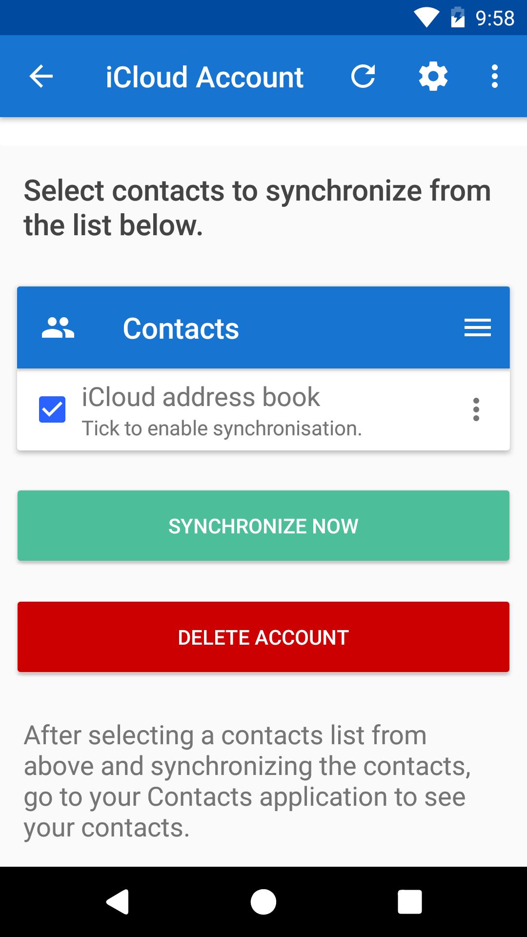 Sync for iCloud Contacts for Android - APK Download