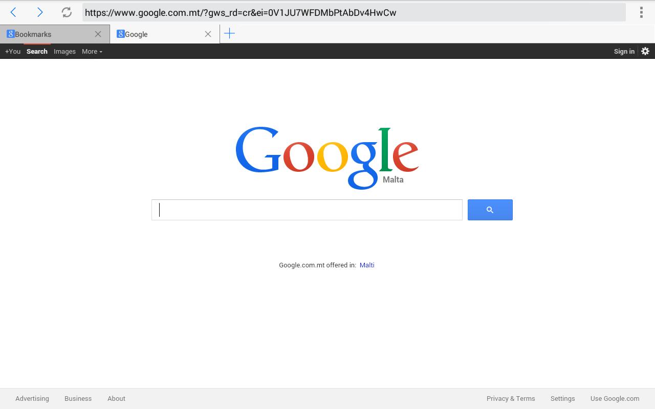 Поисковое окно гугл