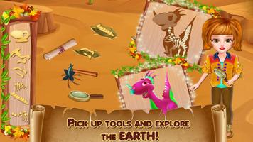Archeologist Dinosaur Digging imagem de tela 2