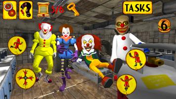Clown Hospital. Neighbor Escape 3D Screenshot 1