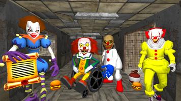 Clown Hospital. Neighbor Escape 3D capture d'écran 2