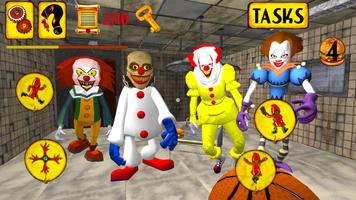 Clown Hospital. Neighbor Escape 3D capture d'écran 3