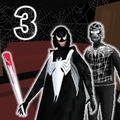 Scary Granny Black Spider Pois