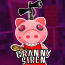 Scary Granny Siren Piggy Head MOD oggy 2021 APK