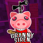 Scary Granny Siren Piggy Head MOD oggy 2021 icône