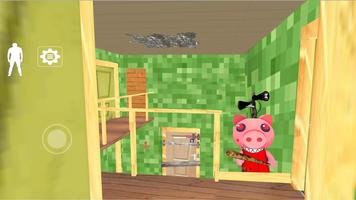 Scary Granny Siren Piggy Head MOD oggy 2021 captura de pantalla 2