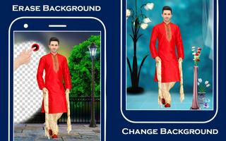 Men sherwani suit photo editor screenshot 1