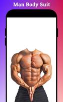 Man Body Builder Photo Editor -Six Pack Photo Suit 포스터