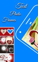 Text photo editor: photo frame Affiche