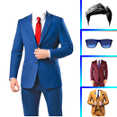 Men casual suit photo editor aplikacja