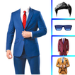 Men casual suit photo editor