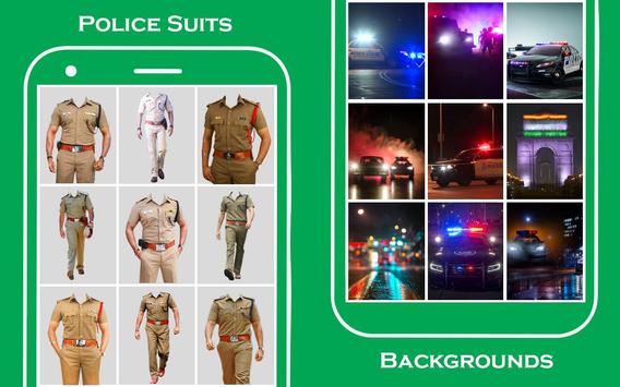 Men Police Suit Photo Editor 截图 4
