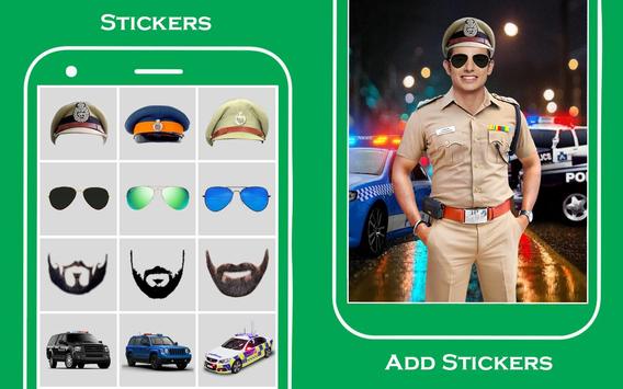 Men Police Suit Photo Editor 截图 7