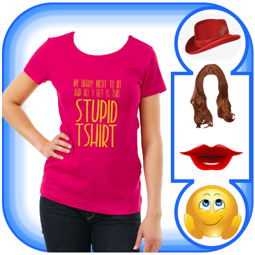 Woman T Shirt Photo Montage - Women Tshirt Designs