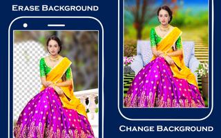 Bridal lehenga saree editor screenshot 1