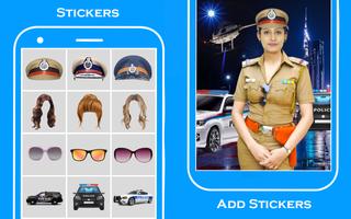 Women police suit photo editor Screenshot 2