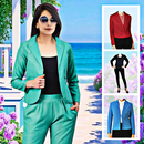 Women office suit photo editor APK