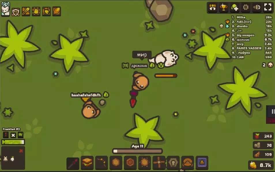 Taming.io em Jogos na Internet