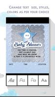 Baby Shower Invitation Card Ma اسکرین شاٹ 3