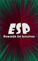 ESP - PowerUp Ur Intuition الملصق