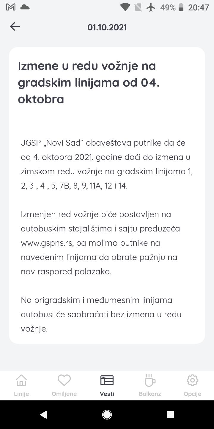 Gradski Prevoz Novi Sad for Android - APK Download