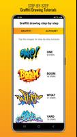 Graffiti Drawing step by step 포스터