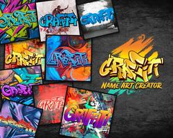 Graffiti Name Art Creator Affiche
