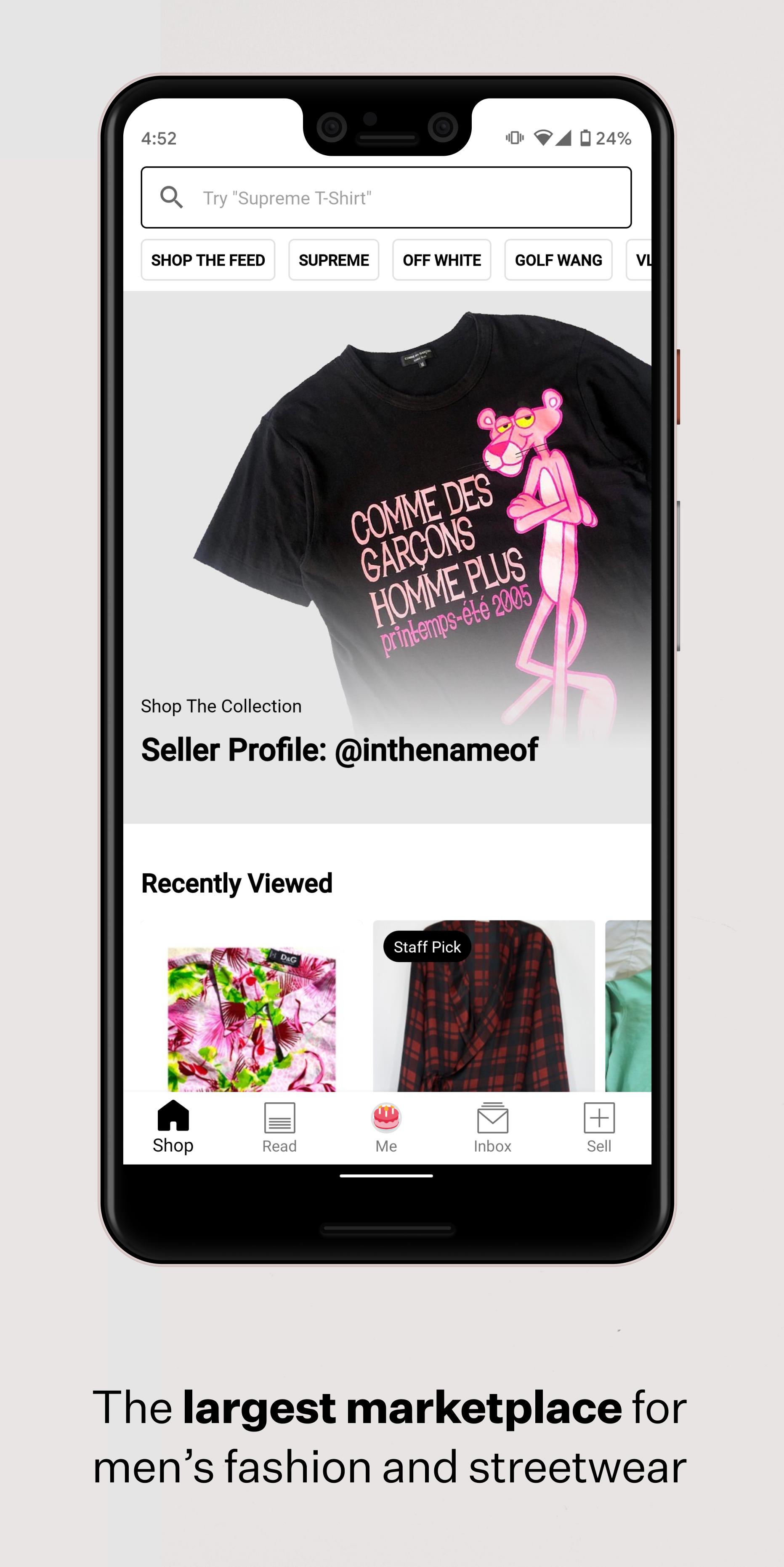 Grailed For Android Apk Download - roblox rick owens