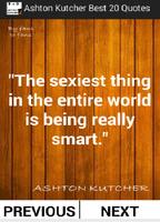 Ashton Kutcher Best 20 Quotes تصوير الشاشة 1