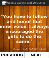 Camila Cabello Best 20 Quotes capture d'écran 1