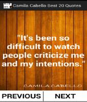 Camila Cabello Best 20 Quotes capture d'écran 2