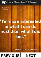 Charlie Sheen Best 20 Quotes capture d'écran 1