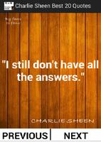 Charlie Sheen Best 20 Quotes capture d'écran 2