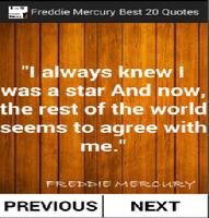 Freddie Mercury Best 20 Quotes capture d'écran 2