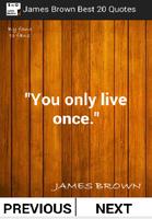 James Brown Best 20 Quotes capture d'écran 2