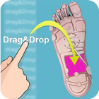 Drag&Drop Reflexology- foot icon