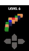 Color Cube Puzzle Poster